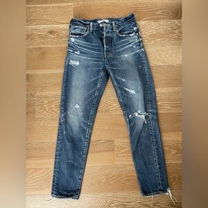 MOUSSY Vintage howa Distressed Blue Jeans size 25